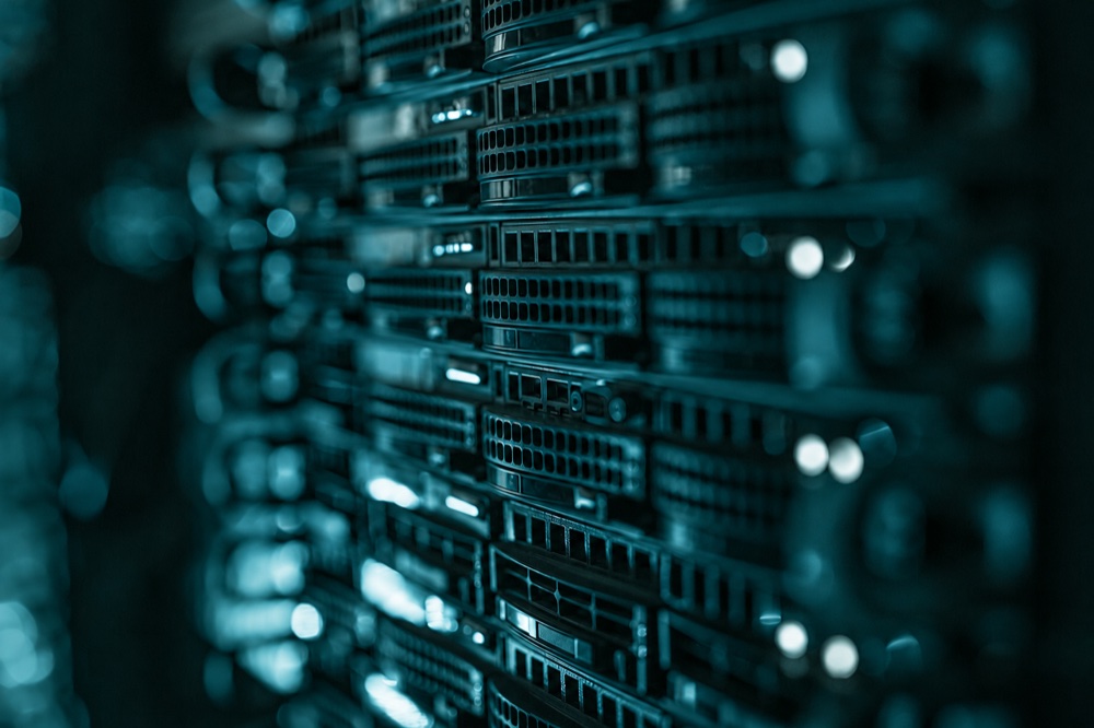 Dedicated server racks in a data center